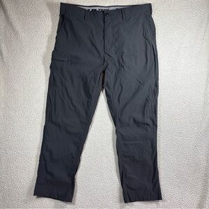 UB Tech Performance Pants 40 x 32 Charcoal Stretch Nylon Travel Casual Chinos